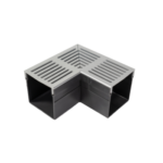 Terras & Trends Drain Grijs 100/100 Hoekstuk 10x10 cm