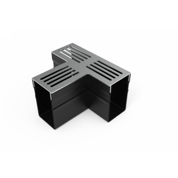 10001125 Terras & Trends Drain Inox RVS 65/100 T-Stuk 6.5x10 cm - Afbeelding 1