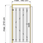Tuindeurkozijn grenen