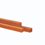 AZ hardhouten paal fijnbezaagd, gepunt 7x7x350 cm