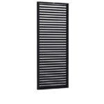 Schutterscherm excellent 90 zwart 90x224 cm, zwart