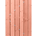 Douglas geschaafde plankendeur 100x195 cm, 16 mm, op verstelbaar frame