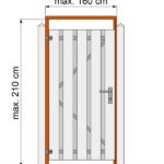 Tuindeurkozijn hardhout
