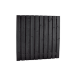 Zwart plankenscherm 180x90x cm, 15 mm, 21 planks