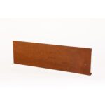 Forsento Stalen kantopsluiting Single flg Corten 300x10 cm (1.5 mm dik)