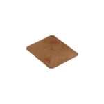 Stalen kantopsluiting Koppelplaat Corten 20x20x10 cm