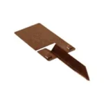 Stalen kantopsluiting Koppelspies Corten 20x20x16.5 cm