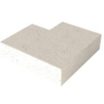 Schellevis Oudhollandse Traptreden hoek 90° buiten Creme (37x15) 60x60 cm