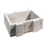 Stackton counterblock Zilvergrijs 40x30x12.5 cm