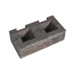 Stackton kop links pilaster Bruin-zwart 40x20x12.5 cm