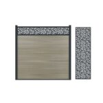 T&T Fence deco-profiel Crios Horizontaal 30x175 cm RAL7016