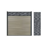 T&T Fence deco-profiel Lamia Verticaal 58x182 cm RAL7016