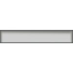 T&T Fence 8 mm matglas 177x30 cm, incl. alu trims