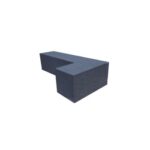 MBI Patio stapelblok Antraciet hoekblok 60/30x15x15 cm