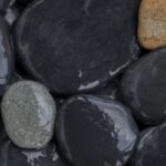 Beach Pebbles zwart Big bag 1 m³ 30-60 mm