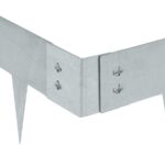 Multi Edge kantopsluiting Metal Verzinkt Hoekstuk 27.5x27.5x27.5 ( voor 37.5 cm)