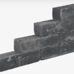 Blockstone getrommeld Black 45x15x15 cm
