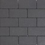 Kijlstra Design brick 6 cm Black mini facet komo 21x10.5x6 cm