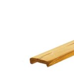 Geschaafde afdeklat smal grenen 1,9x7,0x181,5 cm tbv rech/toogsch.