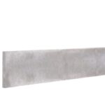 Ruw (stamp) betonplaat (3) 25x3,5x225 cm Betonplaat, grijs