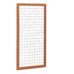 Woodvision Hardhouten betonijzer-trellis 90x180 cm met maas 7,5x7,5 cm