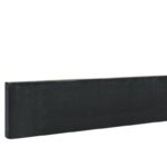 Gladde betonplaat (5) 24x3,5x180 cm, antraciet ongecoat